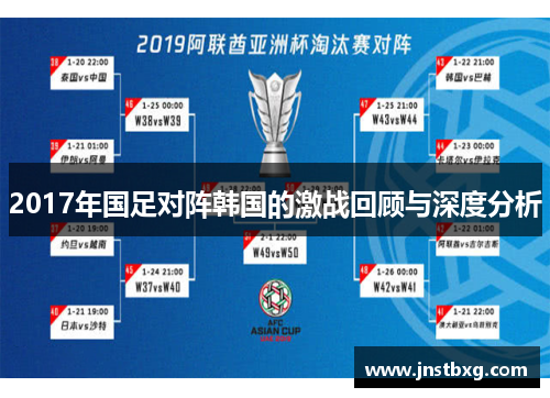 2017年国足对阵韩国的激战回顾与深度分析